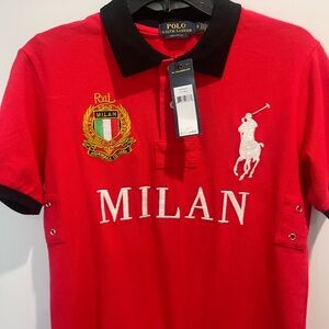 Polo by Ralph Lauren Red Milan Polo Shirt
